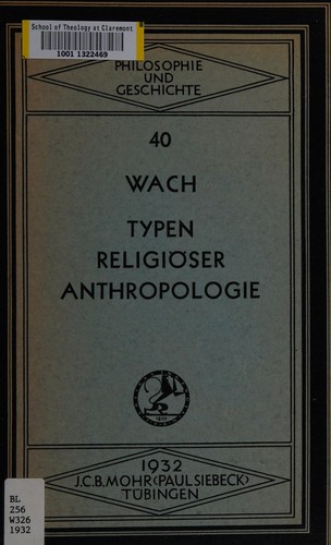 Typen religiöser Anthropologie
