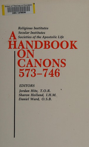 A Handbook on canons 573-746