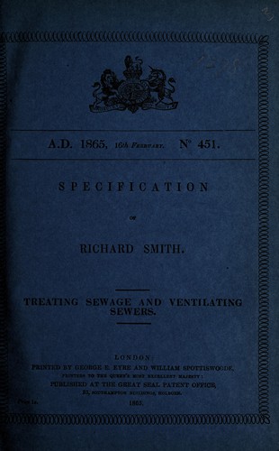 Specification of Richard Smith