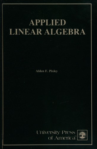 Applied Linear Algebra