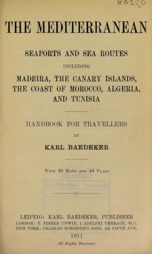 Mediterranean seaports and sea routes including Madeira, the Canary Islands, the coast of Morocco, Algeria, and Tunisia