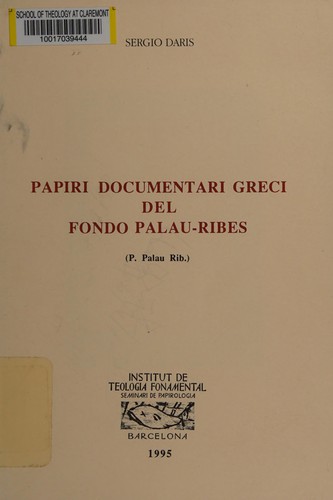 Papiri documentari greci del fondo Palau-Ribes (P. Palau Rib.)