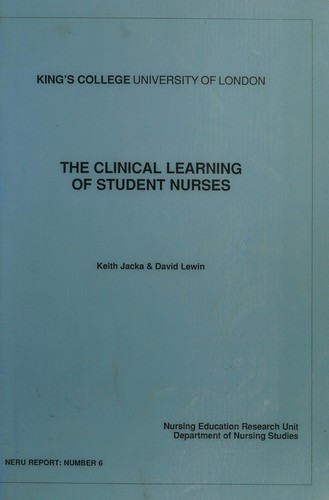 The clinical learning of student nurses