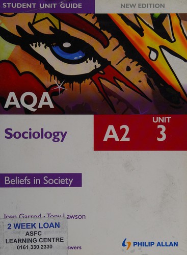 AQA A2 sociology student unit guide