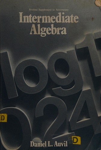 Student supplement to accompany Intermediate algebra