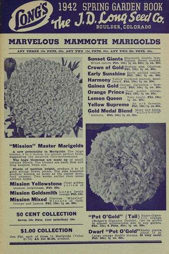 Long's 1942 spring garden book