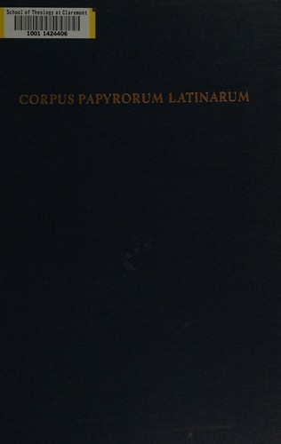 Corpus papyrorum latinarum