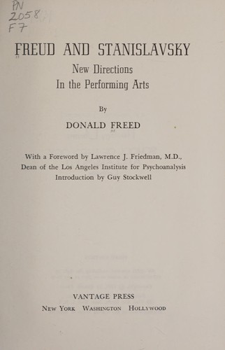 Freud and Stanislavsky