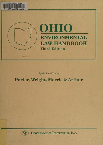 Ohio Environmental Law Handbook (State Environmental Law Handbooks)