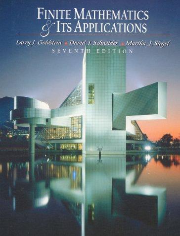 Finite mathematics and its applications