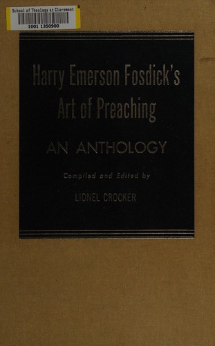 Harry Emerson Fosdick's art of preaching