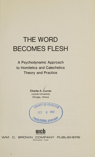 The word becomes flesh