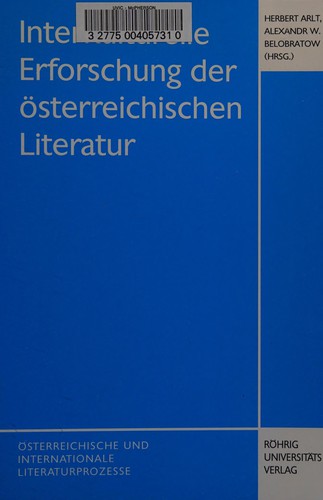 Interkulturelle Erforschung der österreichischen Literatur