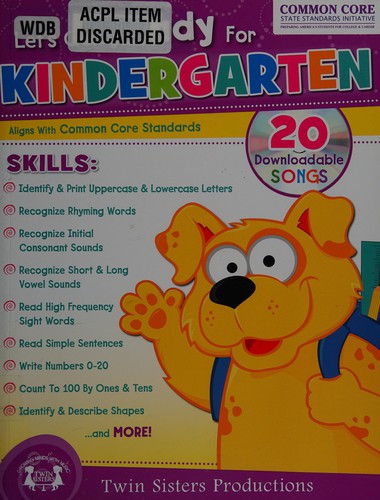 Let's get ready for Kindergarten