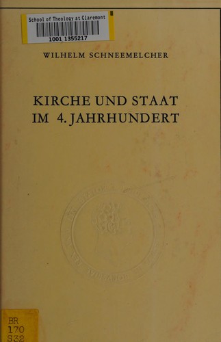 Kirche und Staat im 4. Jahrhundert