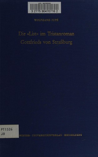 Die "List" im Tristanroman Gottfrieds von Strassburg