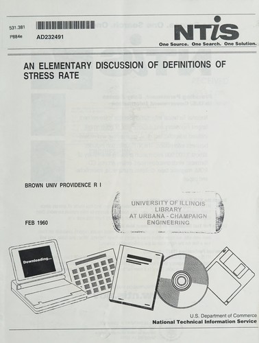An Elementary discussion of definitions of stress rate