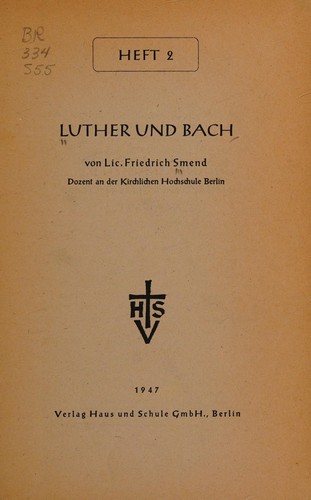 Luther und Bach