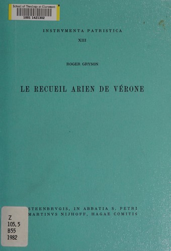 Le recueil arien de Vérone