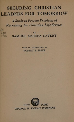Securing Christian leaders for tomorrow