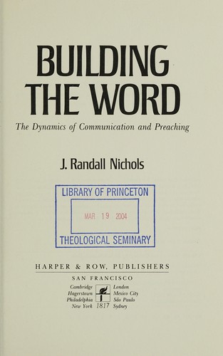 Building the word