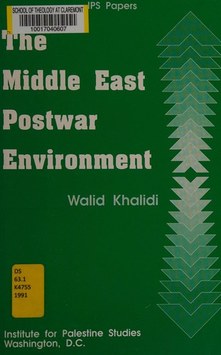 The Middle East postwar environment
