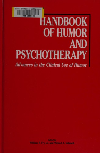 Handbook of humor and psychotherapy