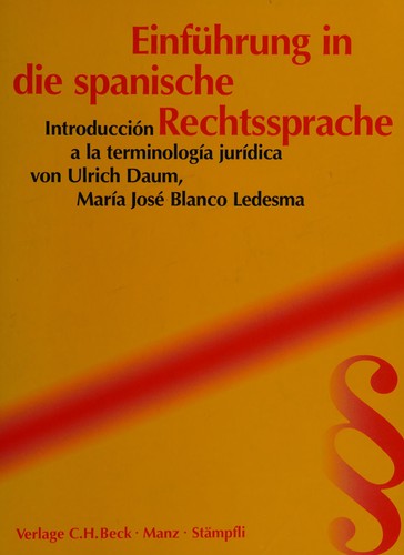 Introducción a la terminología jurídica