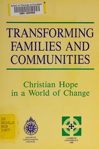 Transforming families and communities