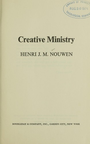 Creative ministry