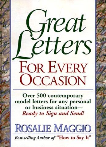 Great letters for every occasion
