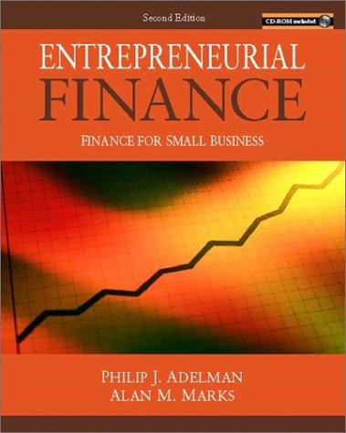 Entrepreneurial finance