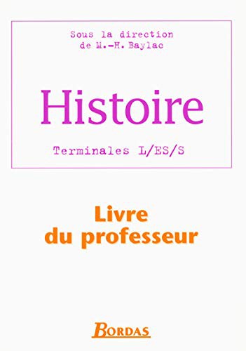 HISTOIRE TERM L ES S PROF 2004