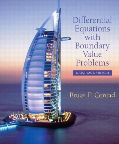 Differential Equations with Boundary Value Problems