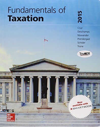 Fundamentals of Taxation 2015 w/TaxAct; Connect Accounting