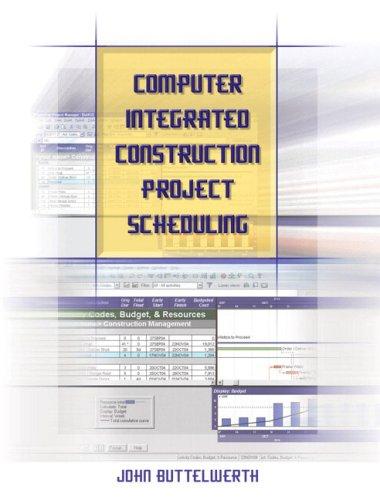 Computer Integrated Construction Project Scheduling