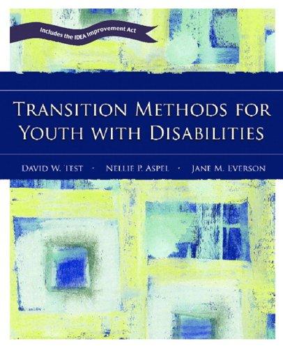 Transition Methods for Youth with Disabilties