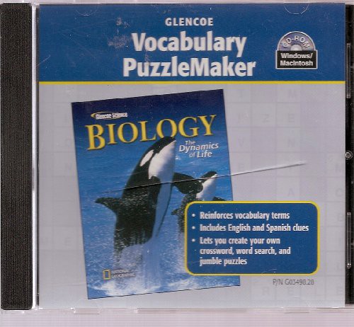 Biology Vocabulary PuzzleMaker 04