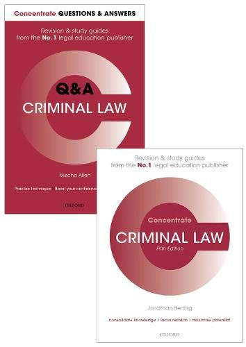 Criminal Law Revision 2016 Pack