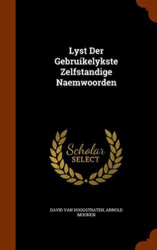 Lyst Der Gebruikelykste Zelfstandige Naemwoorden