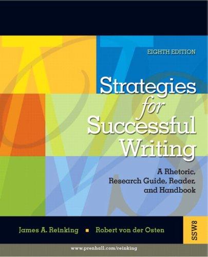 Strategies for successful writing