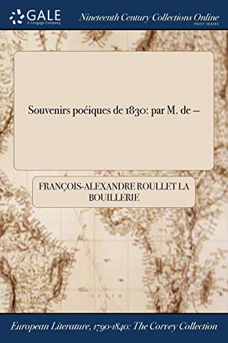 Souvenirs poéiques de 1830
