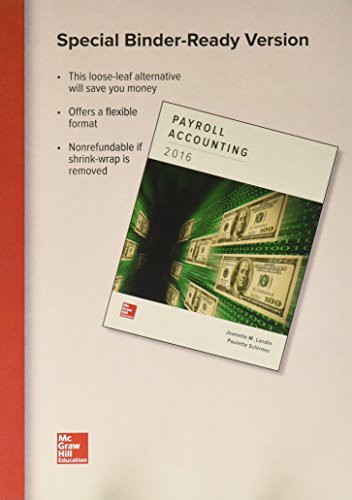 Loose Leaf for Payroll Accounting 2016 with Connect Access Card