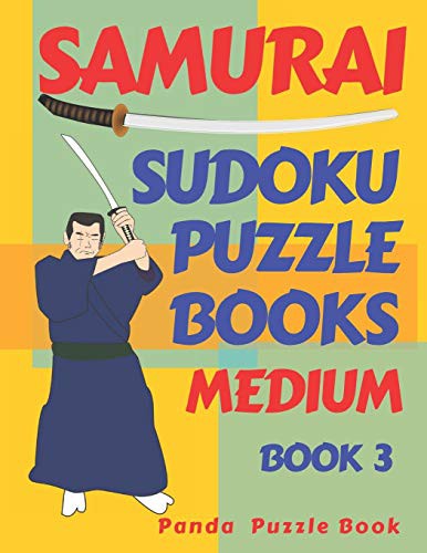 Samurai Sudoku Puzzle Books Medium - Book 3