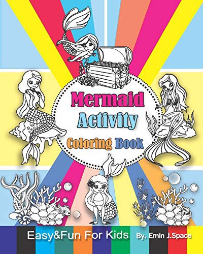 Mermaid Activity Coloring Book