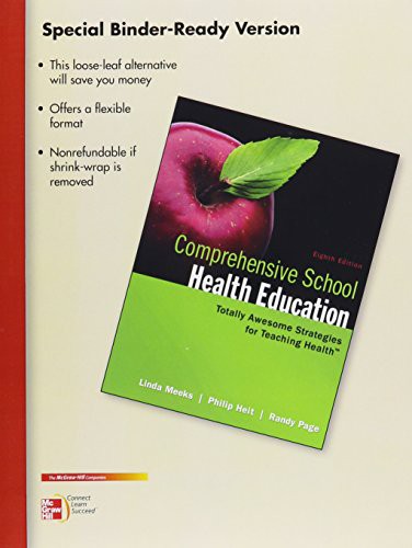 Looseleaf for Comprehensive School Health Education