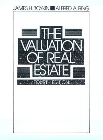 The valuation of real estate