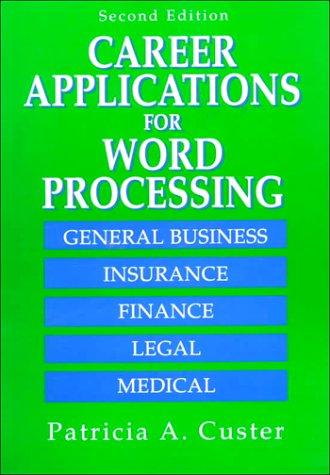 Career applications for word processing