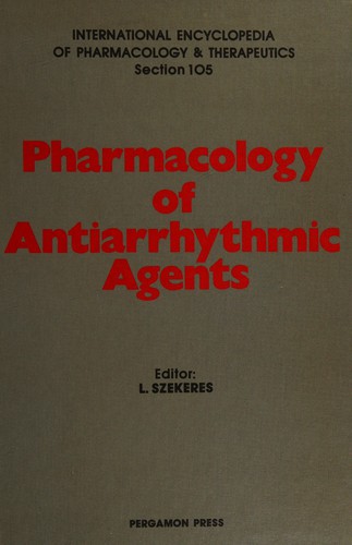 Pharmacology of antiarrhythmic agents
