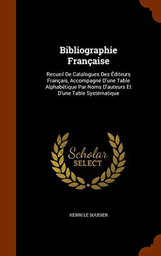 Bibliographie Française